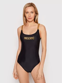 Stroje kąpielowe - Moschino Underwear & Swim Strój kąpielowy A8117 5211 Czarny - grafika 1