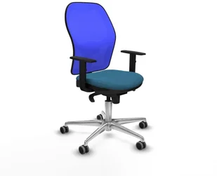 Fotel biurowy, krzesło biurowe Krzesło Biurowe Piqueras y Crespo 1D086G0 Niebieski Zieleń naftowa - Fotele i krzesła biurowe - miniaturka - grafika 1