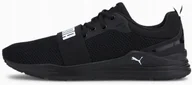 Buty sportowe męskie - Buty Puma Wired Run 373015 01 czarne sportowe r. 43 - miniaturka - grafika 1
