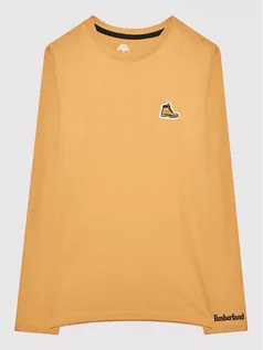 Bluzy dla chłopców - Timberland Bluzka T25S75 S Żółty Regular Fit - grafika 1