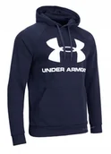 Bluzy męskie - UNDER ARMOUR OCIEPLANA MÄSKA BLUZA Z KAPTUREM BAWEĹNA / rozm M - miniaturka - grafika 1
