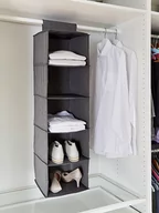 Pudła i pojemniki do przechowywania - STORE IT Wiszący organizer w kolorze antracytowym - 30 x 100 x 30 cm - miniaturka - grafika 1