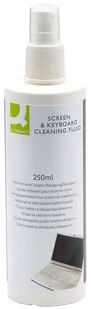 Q-Connect Spray do czyszczenia ekranów TFT/LCD/LED i klawiatur 250ml KF04502A - Środki i akcesoria czyszczące do komputerów - miniaturka - grafika 1