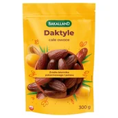 Bakalie - Bakalland Daktyle suszone całe owoce 300 g - miniaturka - grafika 1