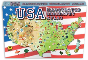 Oprogramowanie Didakta USA - Illustrated Geography Atlas - Pomoce naukowe - miniaturka - grafika 1