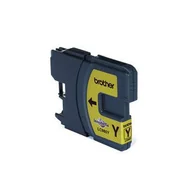 Tusze oryginalne - Brother Tusz Brother LC980Y (oryginał LC-980Y; żółty) - miniaturka - grafika 1