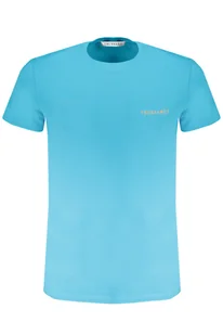 NIEBIESKI T-SHIRT MĘSKI Z KRÓTKIM RĘKAWEM TRUSSARDI - Koszulki męskie - miniaturka - grafika 1