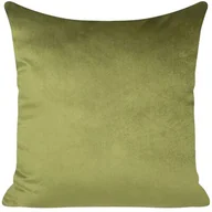Poszewki na poduszki - Euro Firany Poszewka Velvetowa Pierre 40 x 40 Ciemnooliwkowy 1219667 - miniaturka - grafika 1