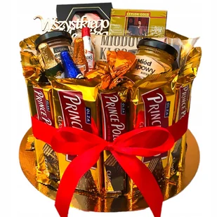 Zestaw Tort Prince Polo Prezent na Urodziny Dzień Matki Ojca Babci Dziadka - Zestawy upominkowe - miniaturka - grafika 1