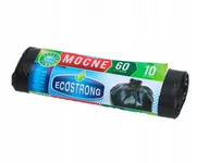 Worki na śmieci - Sipeko Worki Na Śmieci Czerwone 60L Duże Mocne 10szt - miniaturka - grafika 1