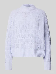 Sweter ze stójką model ‘ISA’ - Swetry damskie - miniaturka - grafika 1