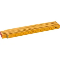 Poziomice, łaty, miary - Miara drewniana 2 m - miniaturka - grafika 1