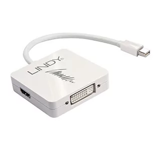 Lindy Kabel Mini-DP 1.2 an DP 4K/HDMI/DVI Adapt Mini-DPort St/3x Buchse 41039 - Kable - miniaturka - grafika 1