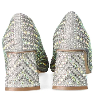 Czółenka z cyrkoniami - MENBUR 24382 SREBRNE - Czółenka - miniaturka - grafika 8