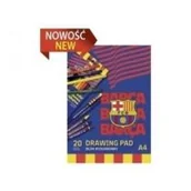 Szkolne artykuły papiernicze - Astra Blok rysunkowy A4/20K FC BARCELONA (10szt) - miniaturka - grafika 1