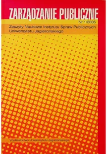 Zarządzanie Publiczne Nr 1 / 05 - Zarządzanie - miniaturka - grafika 1