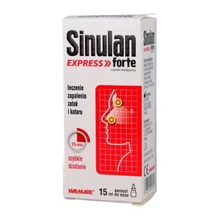 Walmark Sinulan Express Forte 15 ml - Przeziębienie i grypa - miniaturka - grafika 1