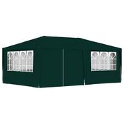 Pawilony ogrodowe - vidaXL Namiot imprezowy ze ściankami, 4x6 m, zielony, 90 g/m 48538 - miniaturka - grafika 1