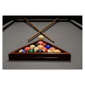 Dekoracje sali - Baner 155x105 Bilard Gra Stół Bile Kije - miniaturka - grafika 1