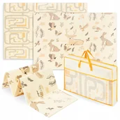 Zabawki interaktywne dla dzieci - Dwustronna mata piankowa składana 180x120x1cm - Magiczny Las/Jesienne Ulice - miniaturka - grafika 1