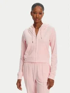 Bluzy damskie - Juicy Couture Bluza Madison JCWA122001 Różowy Slim Fit - miniaturka - grafika 1