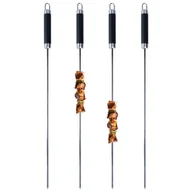 Akcesoria do grilla - Szpikulce do szaszłyków stalowe 47 cm 4 szt. szampury - miniaturka - grafika 1