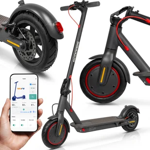 Hulajnoga elektryczna Scoopes UrbanEvo 350W 8,5 cala Zasięg do 30 km, ok. 20 km/h Czarny do 120 kg - Hulajnogi elektryczne - miniaturka - grafika 1
