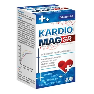 WegaFarm Kardiomag SR 60 kapsułek - Witaminy i minerały - miniaturka - grafika 1