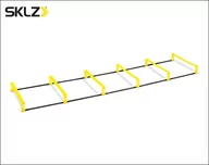 Piłka nożna - SKLZ Drabinka treningowa SKLZ Elevation Ladder żółto-czarna 0940 - miniaturka - grafika 1