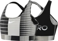 Biustonosze - Nike Pro Dwustronny biustonosz sportowy Dri-Fit (starsze dzieci, dziewczęta), HJ4253 - miniaturka - grafika 1