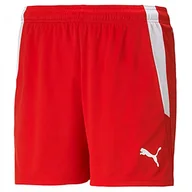 Spodenki damskie - PUMA PUMA Szorty damskie Teamliga Shorts W Puma Red-Puma White m 704936 - miniaturka - grafika 1