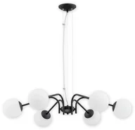 Lampy sufitowe - Lemir Nol żyrandol 6-punktowy czarny O2906 W6 CZA O2906 W6 CZA - miniaturka - grafika 1