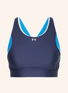 Biustonosze - Under Armour Biustonosz Sportowy Ua Crossback blau - miniaturka - grafika 1