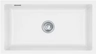 Zlewozmywaki - Zlewozmywak ceramiczny SYSTEMCERAM Mera 80 U Polar Korek automatyczny 5370 02 13 - miniaturka - grafika 1