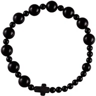 Biżuteria religijna - Bransoletka na gumce RÓŻANIEC z pereł wysokiej jakości - miniaturka - grafika 1