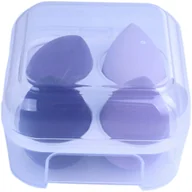 Gąbeczki do makijażu - Blender box lila - gąbki do makijażu 4 szt. - miniaturka - grafika 1