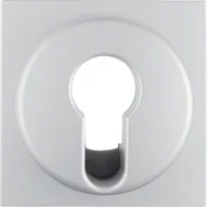 Inne akcesoria elektryczne - Berker Pokrywa do łącznika na klucz B.Kwadrat/B.7 aluminium - miniaturka - grafika 1