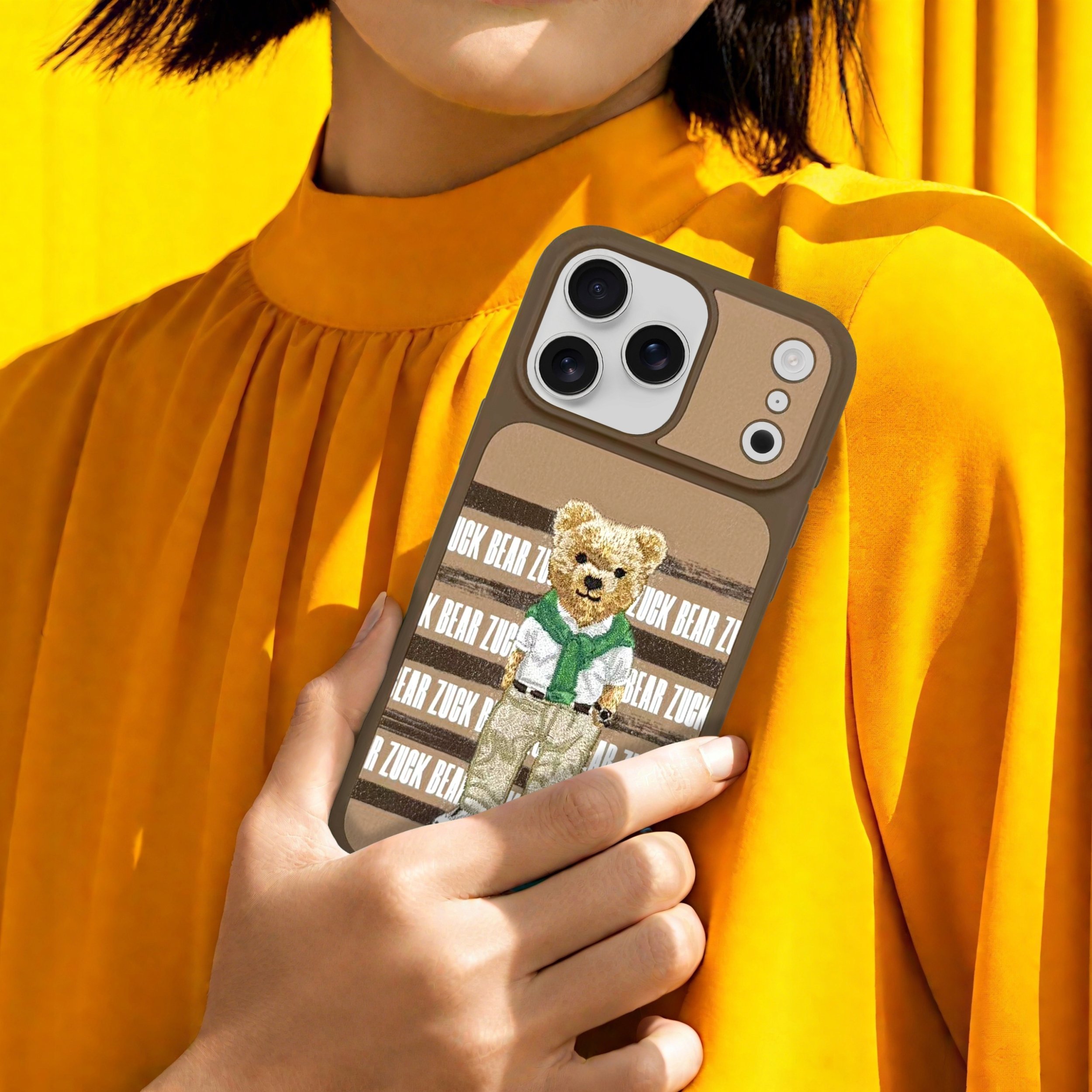 Nakładka Zuck Bear San Francisco Fortune do Iphone 17 Pro Max golden state bear TTT