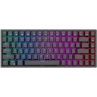 Klawiatury - Klawiatura mechaniczna Royal Kludge RK84 RGB, Red switch (czarna) - miniaturka - grafika 1