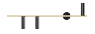 Lampy ścienne - Aldex TREVO 3 BLACK BRASS 1083Y40 kinkiet 3x35W/GU10  IP20 - miniaturka - grafika 1
