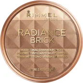 Bronzery i konturowanie twarzy - Rimmel London Rimmel London Radiance Brick bronzer 12 g 001 Light - miniaturka - grafika 1