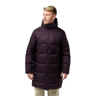 Męska parka puchowa Jack Wolfskin WANDERMOOD DOWN PARKA M midnight plum - S - Kurtki męskie - miniaturka - grafika 1