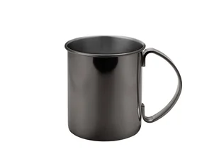ECHTWERK Zestaw kubków do Moscow Mule ze stali nierdzewnej (4 elementy, Czarny, 1000 ml) - Szklanki - miniaturka - grafika 1