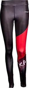 Hayashi Legginsy, spodnie kompresyjne"WKF Vista", czarny - czerwony, M - Legginsy - miniaturka - grafika 1