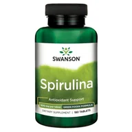 Suplementy naturalne - Swanson - Spirulina, 500mg, 180 tabletek - miniaturka - grafika 1