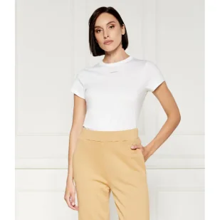 Calvin Klein T-shirt | Slim Fit - Koszulki i topy damskie - miniaturka - grafika 1