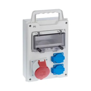 Tarel ELEKTRO - PLAST siłowa RS 1 / 8 6216 - 10 / 2 X 2P + Z 3P + N + Z BS ELEKTRO - PLAST - Rozdzielnie elektryczne - miniaturka - grafika 1