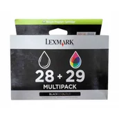 Tusze oryginalne - 18C1520E LEXMARK 28/29 ATRAMENT CZARNY / KOLOR - miniaturka - grafika 1