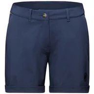 Spodnie sportowe damskie - Szorty damskie Mammut Runbold Roll Cuff Shorts Women Rozmiar: M / Kolor: niebieski - miniaturka - grafika 1