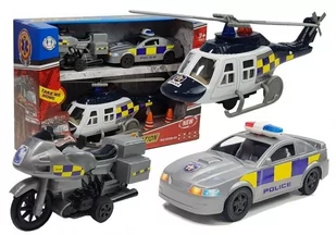 Import LEANToys Zestaw Pojazdów Policja Światła Dźwięki 5033 - Samochody i pojazdy dla dzieci - miniaturka - grafika 1